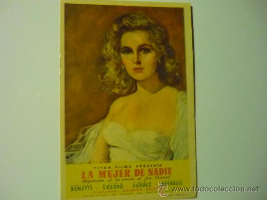Cine: programa la mujer de nadie .- jose suarez- - Foto 1