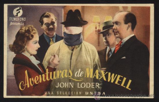 Cine: Q-01002- AVENTURAS DE MAXWELL (Meet Maxwell Archer) John Loder - Leueen MacGrath - Foto 1