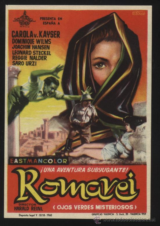 Cine: Q-01008- Romarei, la venganza del desierto (Carola von Kayser - Joachim Hansen - Leonard Steckel)