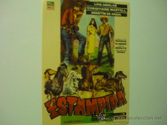 Cine: PROGRAMA ESTAMPIDA.-LUIS AGUILAR - Foto 1