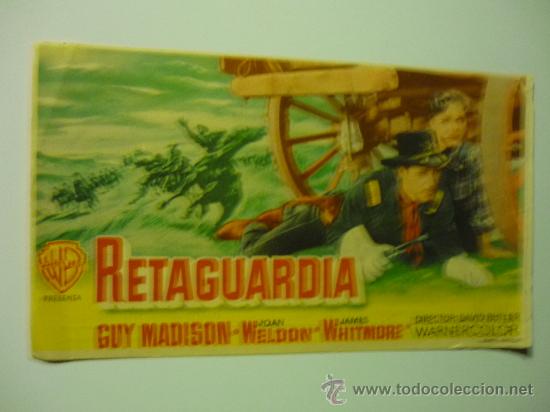 Cine: PROGRAMA RETAGUARDIA .- GUY MADISON PUBLICIDAD - Foto 1