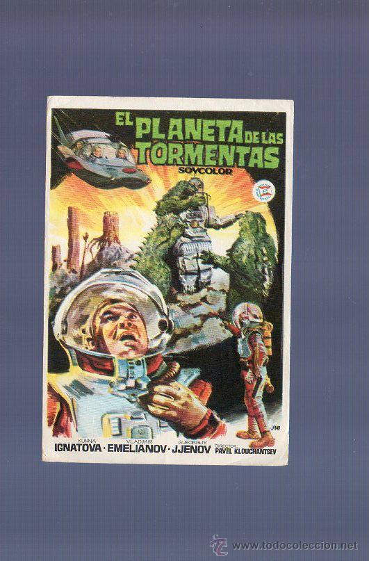 Cine: PROGRAMA DE CINE. S/P. EL PLANETA DE LAS TORMENTAS. - Foto 1