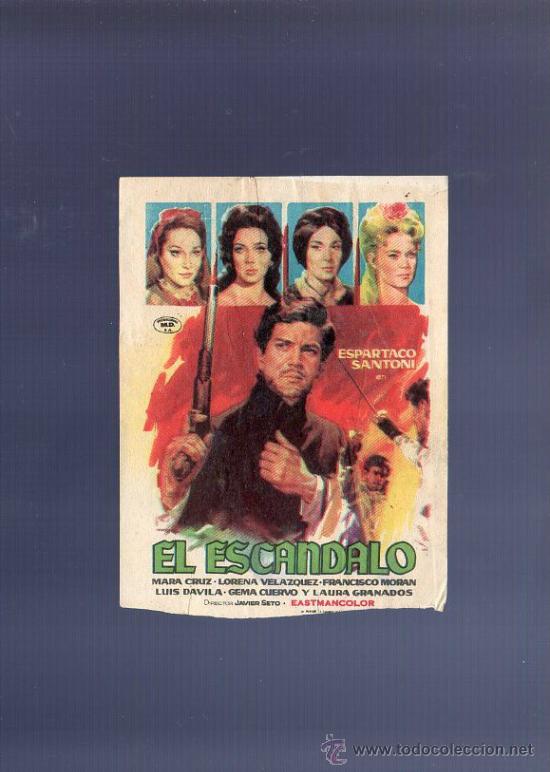 Cine: PROGRAMA DE CINE. S/P. EL ESCANDALO. - Foto 1