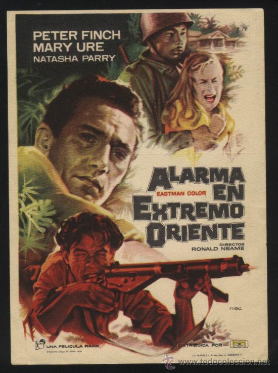 Cine: P-1143- ALARMA EN EXTREMO ORIENTE (Windom's Way) PETER FINCH - MARY URE - NATASHA PARRY