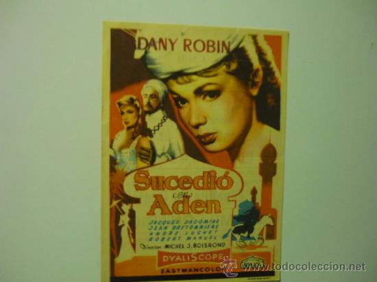 Cine: PROGRAMA SUCEDIO EN ADEN - DNY ROBIN -ARAJOL-publicidad - Foto 1