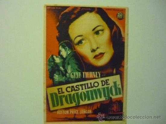 Cine: PROGRAMA EL CASTILLO DE DRAGONWYCK-GENE TIERNEY - - Foto 1