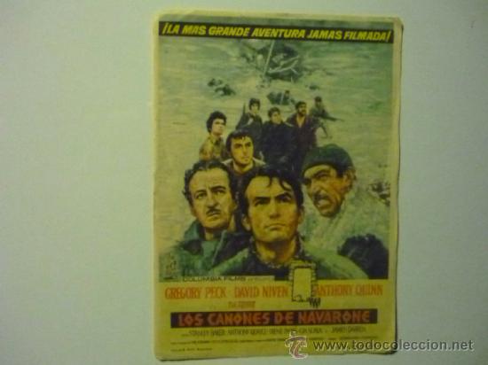 Cine: PROGRAMA LOS CA&Ntilde;ONES DE NAVARONE-moderno-posito cambrils - Foto 1