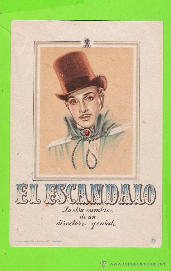 Cine: PROGRAMA DE CINE --el escandalo programa tarjeta - Foto 1