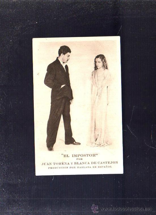 Cine: PROGRAMA DE CINE CARTON. SIN PUBLICIDAD. EL IMPOSTOR. - Foto 1