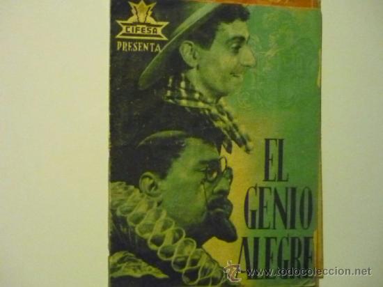 Cine: programa doble el genio alegre - antonio vico PUBLICIDAD - Foto 1