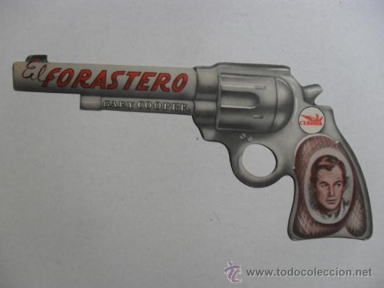 Cine: EL FORASTERO.GARY COOPER.TROQUELADO