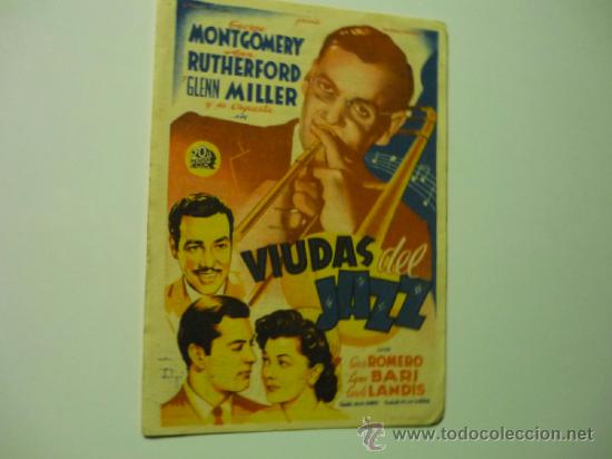 Cine: programa viudas del jazz- robert montgomery- - Foto 1