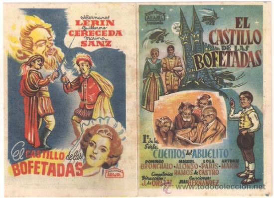 Cine: PTCC 437 EL CASTILLO DE LAS BOFETADAS PROGRAMA DOBLE ARAJOL CINE ESPA&Ntilde;OL - Foto 1