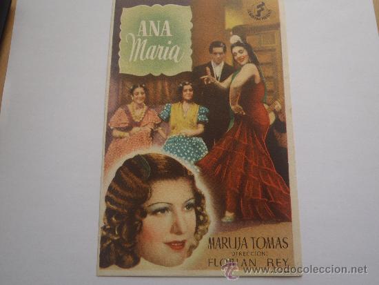 Cine: FOLLETO DE MANO ANA MARIA - Foto 1