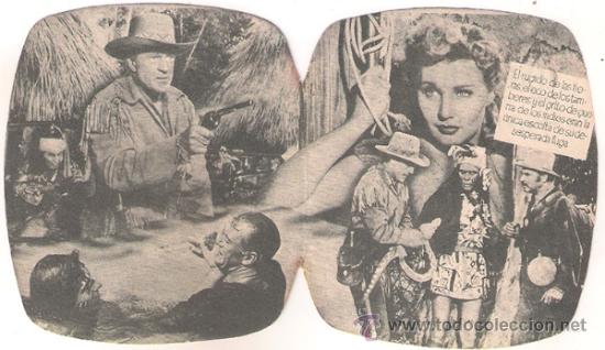 Cine: PTCC 416 TAMBORES LEJANOS PROGRAMA DOBLE TROQUELADO WARNER GARY COOPER - Foto 2