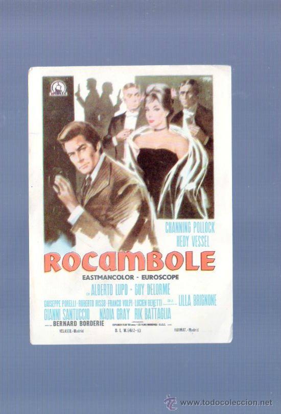 Cine: PROGRAMA DE CINE. SIN PUBLICIDAD. ROCAMBOLE. KARMAT, VELASCO. - Foto 1