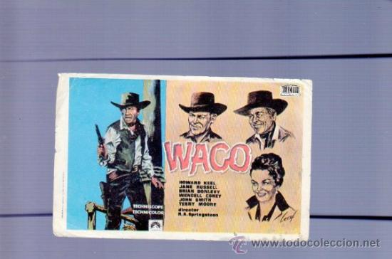 Cine: PROGRAMA DE CINE. SIN PUBLICIDAD. WACO. GRAFESA, LEON. - Foto 1