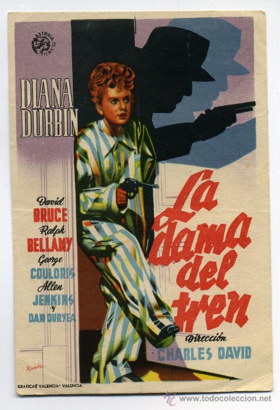 Cine: LA DAMA DEL TREN, con DIANA DURBIN. - Foto 1