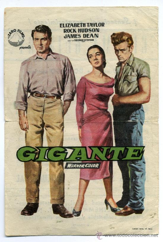 Cine: GIGANTE, con James Dean.