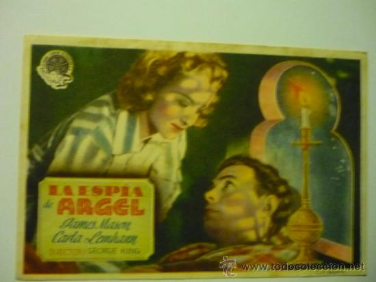 Kino: PROGRAMA LA ESPIA DE ARGEL .- JAMES MASON publicidad teatro circo .-vilasar???