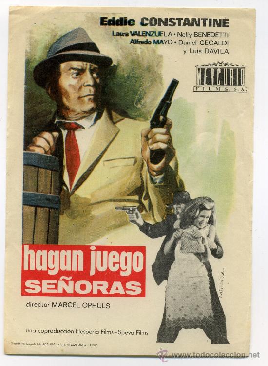 Cine: HAGAN JUEGO, con Eddie Constantine. - Foto 1