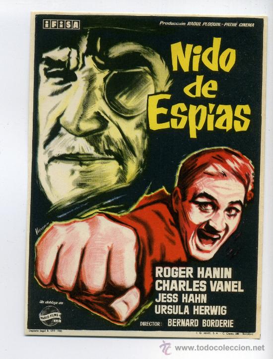 Cine: NIDO DE ESPIAS, con Roger Hanin. - Foto 1