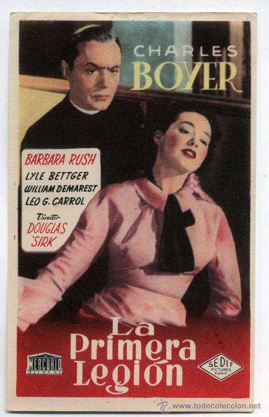 Cine: LA PRIMERA LEGI&Oacute;N, con Charles Boyer.