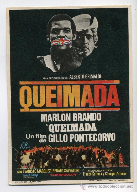 Cine: QUEIMADA, con Marlon Brando.
