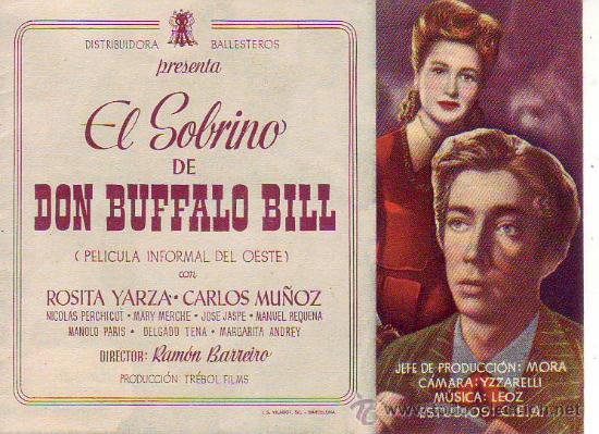 Cine: el sobrino de buffalo bill - doble  c/p - Foto 1