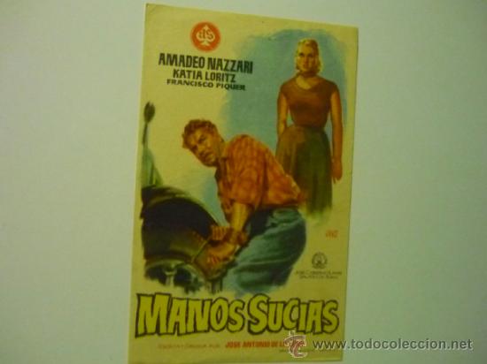 Cine: PROGRAMA MANOS SUCIAS .- AMADEO NAZZARI- - Foto 1