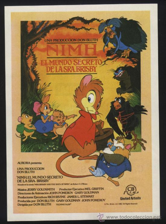 P-1499- Nimh, El Mundo Secreto De La Señora Bri - Comprar Infantil ...