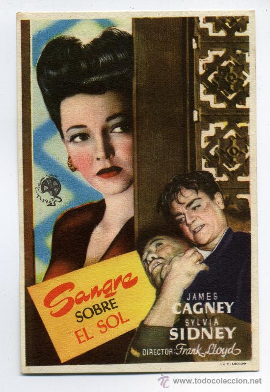 Cine: SANGRE SOBRE EL SOL, con James Cagney. . - Foto 1