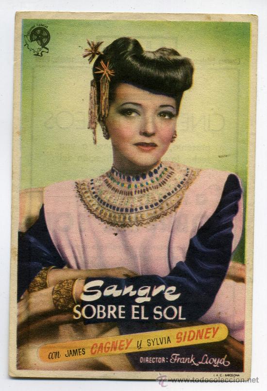 Cine: SANGRE SOBRE EL SOL, con James Cagney. . - Foto 1