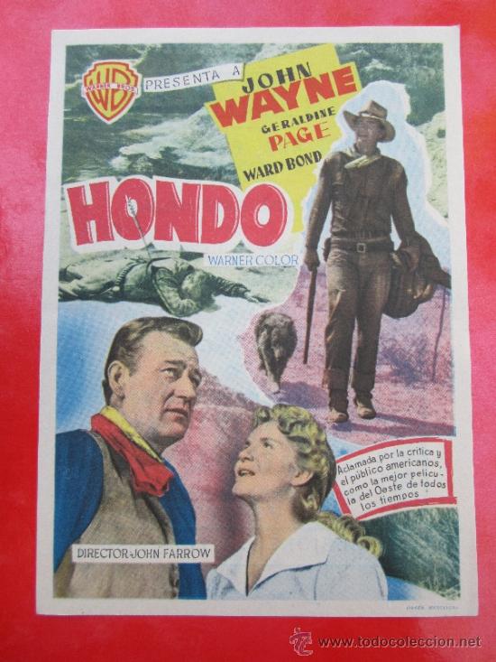 Cine: programa grande - hondo- john wayne - detras cine roch -alca&ntilde;iz - Foto 1