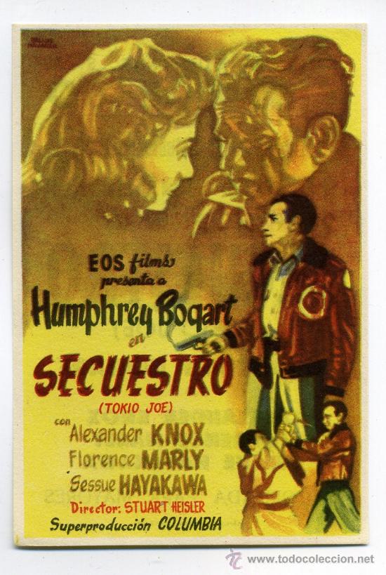 Cine: SECUESTRO, con Humphrey Bogart. - Foto 1