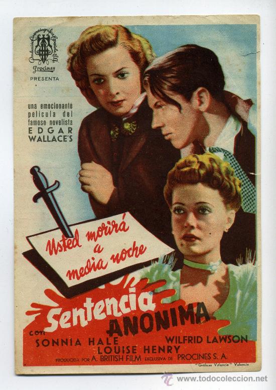 Cine: SENTENCIA ANONIMA, con Louise Henry. - Foto 1
