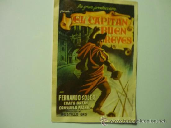 Cine: PROGRAMA EL CAPITAN BUEN REVES.- FERNANDO SOLER - Foto 1