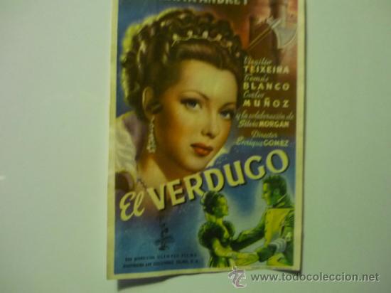 Cine: PROGRAMA EL VERDUGO.-VIRGILIO TEIXEIRA- MARGARITA ANDREY - Foto 1