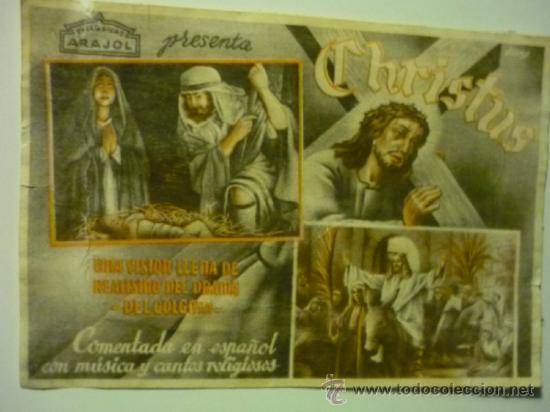 Cine: PROGRAMA CHRISTUS - ARAJOL - Foto 1