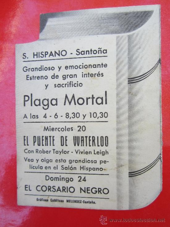 Cine: programa troquelado , plaga mortal  - S. hispano - santo&ntilde;a - Foto 2