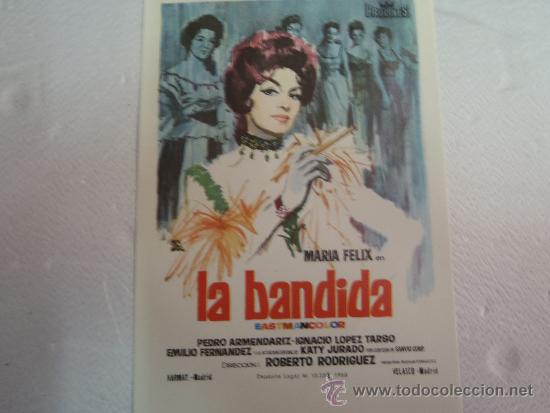 Cine: FOLLETO DE MANO LA BANDIDA - Foto 1