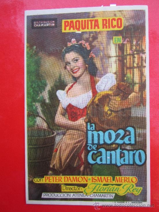 Cine: la moza del cantaro - paquita rico - detras salon cinema - alca&ntilde;iz