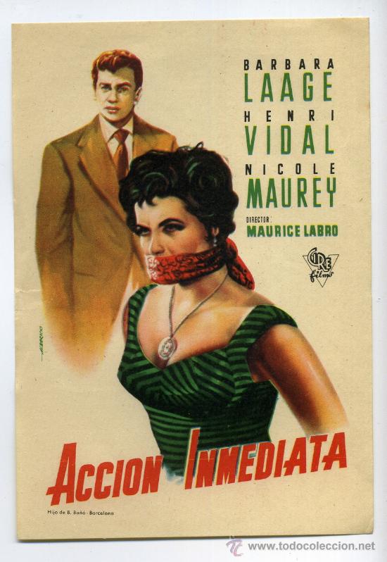 Cine: ACCION INMEDIATA, con henry Vidal. - Foto 1