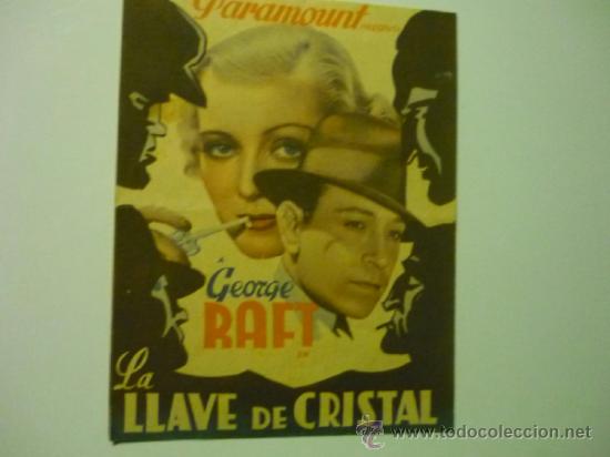 Cine: programa doble la llave de cristal- george raft - Foto 1