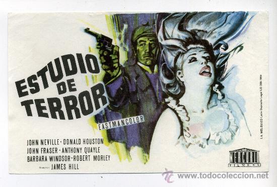 Cine: ESTUDIO DE TERROR, con Anthony Quayle. - Foto 1
