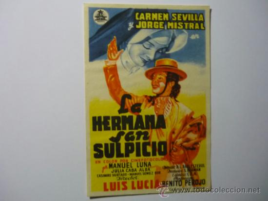 Cine: programa la hermana san sukpicio .-carmen sevilla - Foto 1