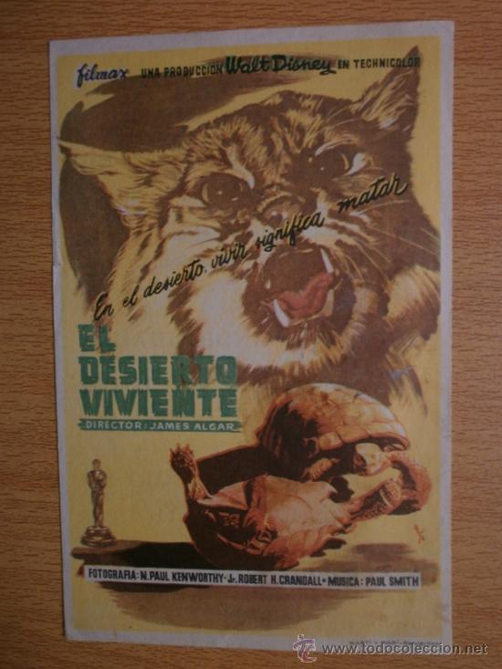 Cine: EL DESIERTO VIVIENTE. - Foto 1
