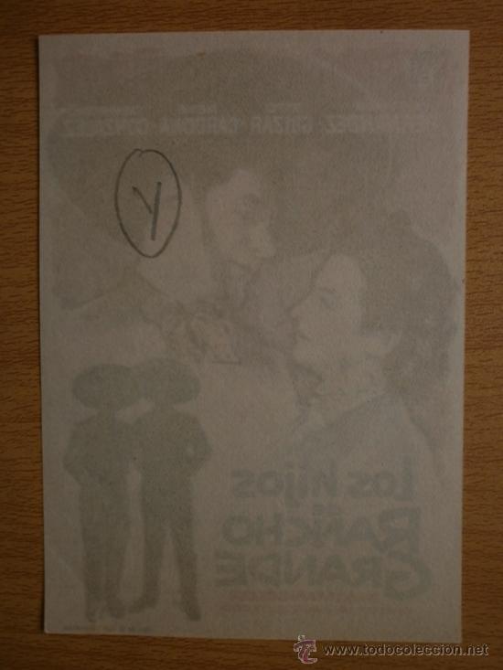 Cine: LOS HIJOS DE RANCHO GRANDE. - Foto 2