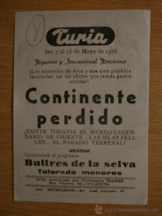 Cine: CONTINENTE PERDIDO. - Foto 2