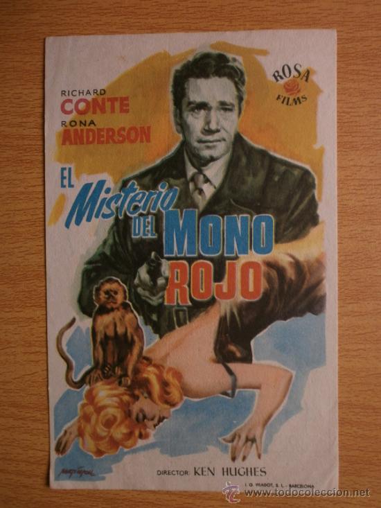 Cine: EL MISTERIO DEL MONO ROJO. - Foto 1